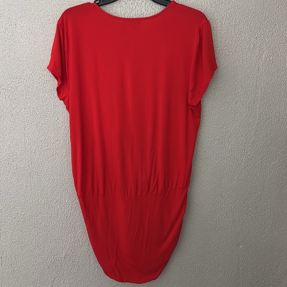 Lane Bryant Women’s Plus Size Surplice Bodysuit 18/20 2X Red - Picture 4 of 4